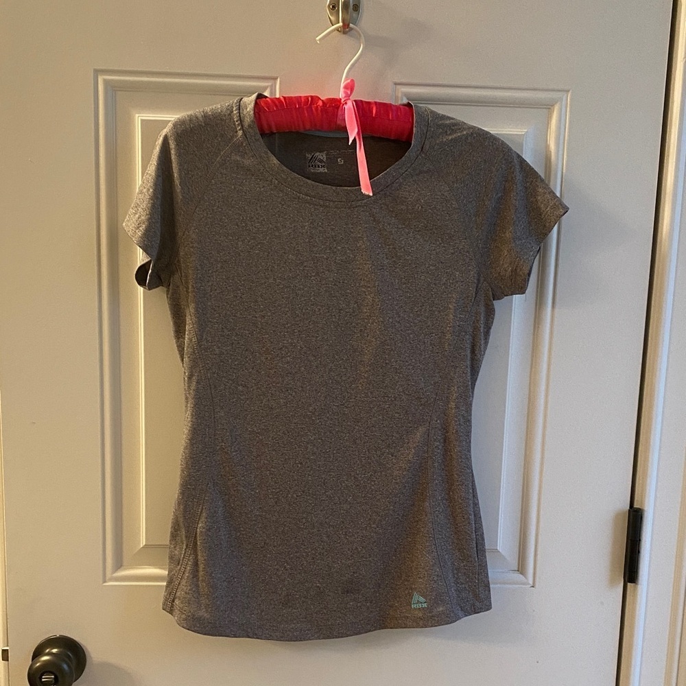 RBX Gray Short Sleeve athleisure top